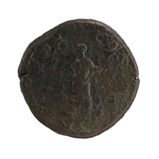 sestertius; personifications; Alexander Severus Roman emperor, 222–235 — iconography: Annona