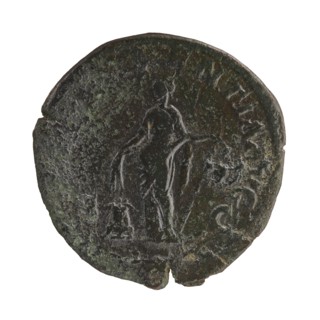 Sestertius of Severus Alexander Roman emperor, ruled 222–235 CE,