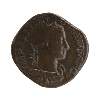 Sestertius; Roman deities; Sol mythology; Alexander Severus Roman emperor, 222–235 — iconography;
