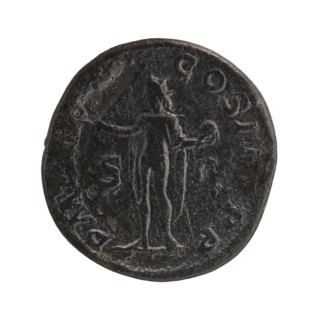 sestertius; Roman deities; Alexander Severus Roman emperor, 222–235; iconography: Sol mythology;