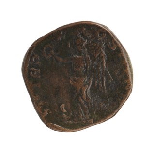 Sestertius; Roman deities; Victoria; Alexander Severus Roman emperor, 222–235 — iconography; 231
