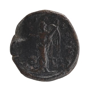 Sestertius; obverse: Alexander Severus Roman emperor; reign 222–235; reverse: Victoria mythology;