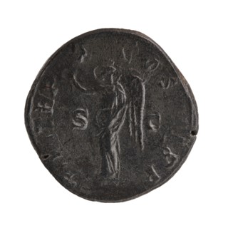 sestertius; Roman deities; Victoria; Alexander Severus Roman emperor, 222–235 — iconography; 231