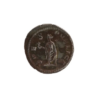 Denarius subaerate, Alexander Severus 208–235; Roman emperor 222–235, issuer Alexander Severus;