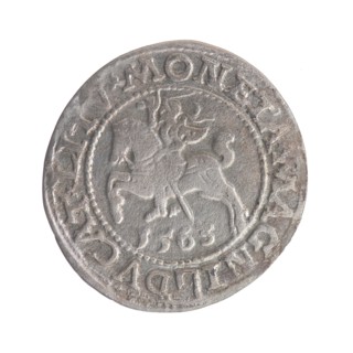 Lithuanian half-grosz, Sigismund II Augustus King of Poland; 1544–1572 author, Tarlo, Gabriel ca.