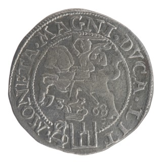 Lithuanian grosz on a Polish foot, Sigismund II Augustus King of Poland; 1544–1572 author; coats of