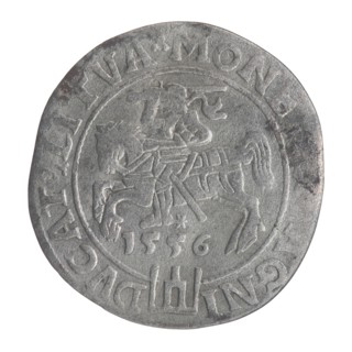 Lithuanian grosz on a Lithuanian foot, Sigismund II Augustus King of Poland; 1544–1572 author,