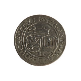 Two-grosz forgery of Sigismund II Augustus King of Poland; 1544–1572. 19th century . Coin: