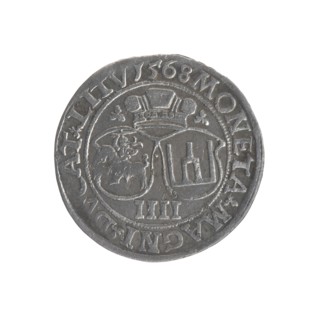 Lithuanian four-piece, Sigismund II Augustus King of Poland; 1544–1572 author, coats of arms,