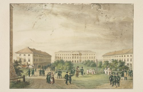 The Kazimierzowski Palace, or the Warsaw Lyceum in 1824 II, Piwarski, Jan Feliks 1794–1859 author;