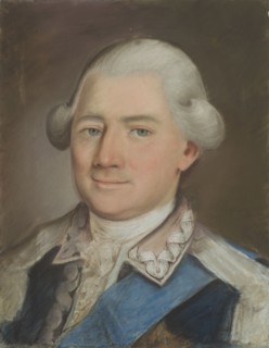 Portrait of Kazimierz Krasinski in the uniform of a lieutenant general of the Crown Army, wearing