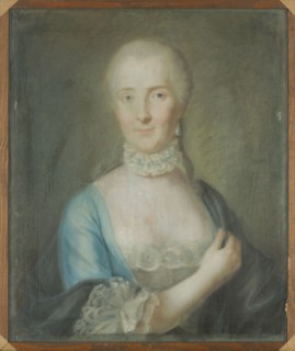Portrait of Genowefa Brzostowska, née Oginska; painter, portrait of a woman Genowefa Brzostowska,