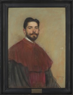 Portrait of professor Leon Krynski, painted by Leon Wyczólkowski 1852–1936. The portrait was