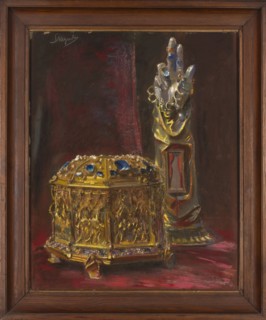 Reliquaries of St. Stanislaus, Wyczólkowski, Leon 1852–1936 painter, artistic crafts, Gothic