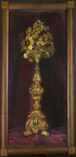 Golden Rose, Wyczólkowski, Leon 1852–1936 painter/author, baroque style, goldsmithery, Clement XII