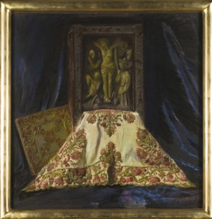 Queen Jadwiga's Velum, Wyczólkowski, Leon 1852–1936 painter, Jadwiga of Anjou queen of Poland;