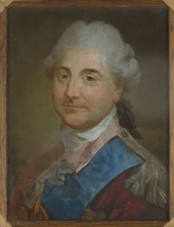 Portrait of King Stanislaw August in the uniform of a general of the Crown Army, pastel, 1770–1800,
