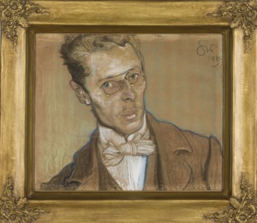 Portrait of Wincenty Parvi, Wyspianski, Stanislaw 1869–1907 author, male portrait, Parvi, Wincenty