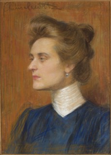 Portrait of a Woman, Julian Chmielewski 1868–1934, painter; portrait of a woman, 1899; pastel;