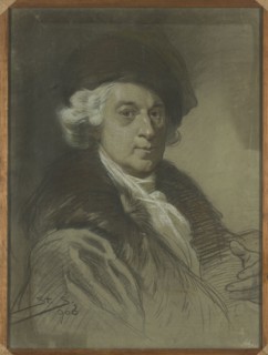 Self-portrait in a red confederation cap by Marcello Bacciarelli; painter Marcello Bacciarelli
