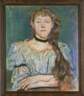 Portrait of Maria Waskowska, Wyspianski, Stanislaw 1869–1907 painter, Waskowska, Maria 1875–1959 -