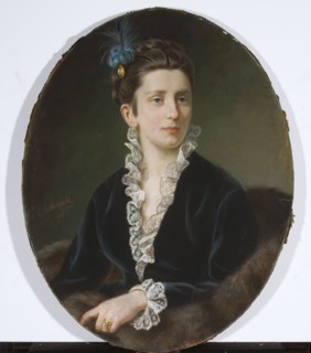 Portrait of Michalina Zaborowska, née Miaczynska, Dukszynska-Dukszta, Emilia 1847–1898 draughtsman,