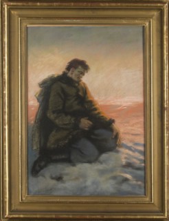Anhelli before death, Pruszkowski, Witold 1846-1896 painter author, Slowacki, Juliusz 1809-1849 -