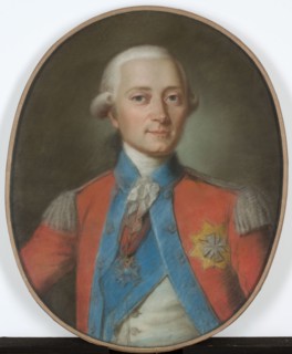 Portrait of Seweryn Rzewuski in the uniform of the head of the Infantry Regiment of the Crown Field