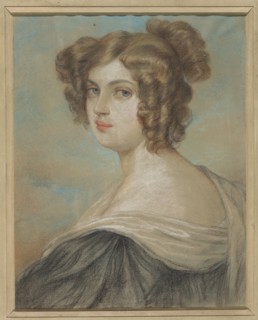 Portrait of Joanna Bobrowa after a period miniature, Mordasewicz, Kazimierz 1859–1923 painter,