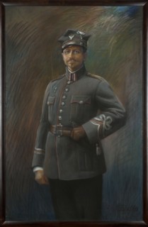 Portrait of General Józef Dowbór-Musnicki; artist: Leokadia Ostrowska 1875 or 1879–1952; subject: