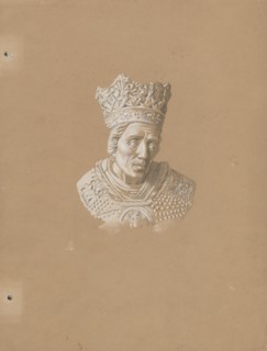 Head of the figure of King Casimir Jagiellon from his tombstone in the Chapel of the Holy Cross and
