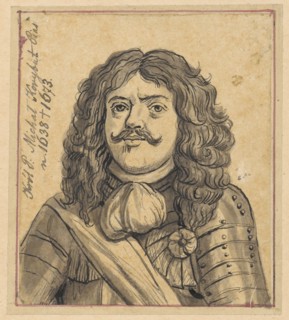 Portrait of Michal Korybut Wisniowiecki; draughtsman: Aleksander Lesser 1814–1884; subject: Michal