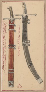 Two Hungarian sabres, including one formerly owned by Nikola Zrinski Miklos Zrínyi. Militaria;