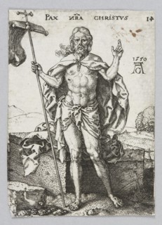 Pax Nostra Christus, from the series: Allegorical Figures, Aldegrever, Heinrich ca. 1502–1555/1561