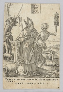 Death and the Bishop, from the series The Power of Death; Heinrich Aldegrever ca. 1502–1555, auth.