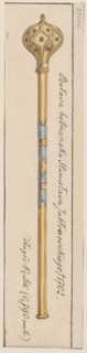 Hetman's baton of Stanislaw Jablonowski from the end of the 17th century; maker/author: Aleksander