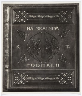 Book binding: Kazimierz Tetmajer, Na skalnem Podhalu. Photo REP. Exhibited at the International