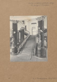 Staircase in the building of the Boguslaw Herse Fashion House at 150 Marszalkowska Street in