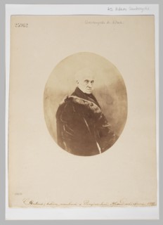 Portrait of Prince Adam Jerzy Czartoryski 1770–1861, Maujean & Cie Paris; photographic studio,