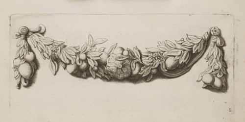 Festoon: 8; Quellinus, Artus 1609–1668 engraver?; lemons; baroque; festoons; garlands;
