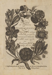 Frontispiece by Frederik de Wit ca. 1630–1706, young, engraved by Jeremias Falck ca. 1609–1677.