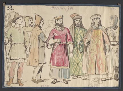 French Costumes from the 11th, 12th and 13th Centuries, Gerson, Wojciech 1831–1901