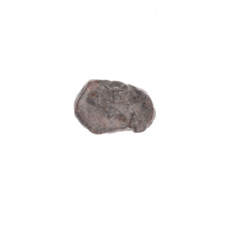 Drohiczyn seal; fragment of a double-sided seal. One side: a trident with dots at the ends of the