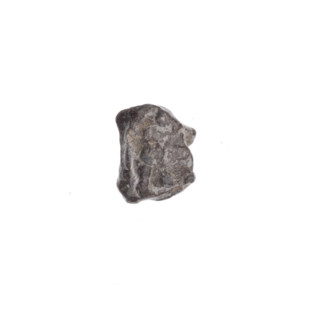 Fragment of a double-sided Drohiczyn seal. On one side only two dots are visible; on the other, a