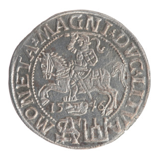 Lithuanian grosz on a Polish foot, Sigismund II Augustus (King of Poland; 1544–1572), Jagiellon