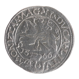 Lithuanian grosz on a Polish foot, Sigismund II Augustus (King of Poland; 1544–1572), Stanislaw