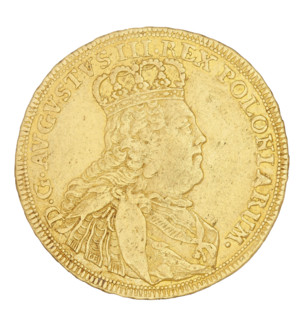 Crown double-ducat, Croll, Ernest Dietrich (fl. 1753–1763). August III the Saxon (King of Poland;