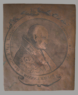 Pope John VII; Innocenty Nowicki (fl. 17..-17..), graphic artist. Subject: John VII (pope; ?–707) —