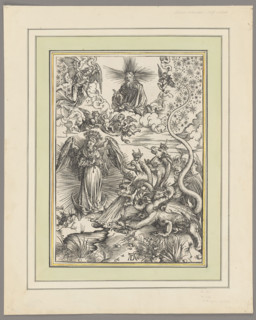 The Apocalyptic Woman; Dürer, Albrecht (1471–1528), graphic artist; religious scene from the