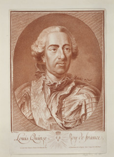 Portrait of King Louis XV; François, Jean-Charles (1717–1769), graphic artist; France; male